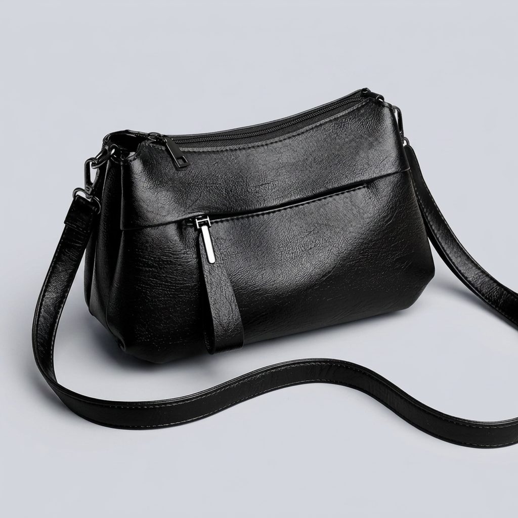 Mona Crossbody Bag - PU Leather Multi-Pocket Everyday Carry - Image 3