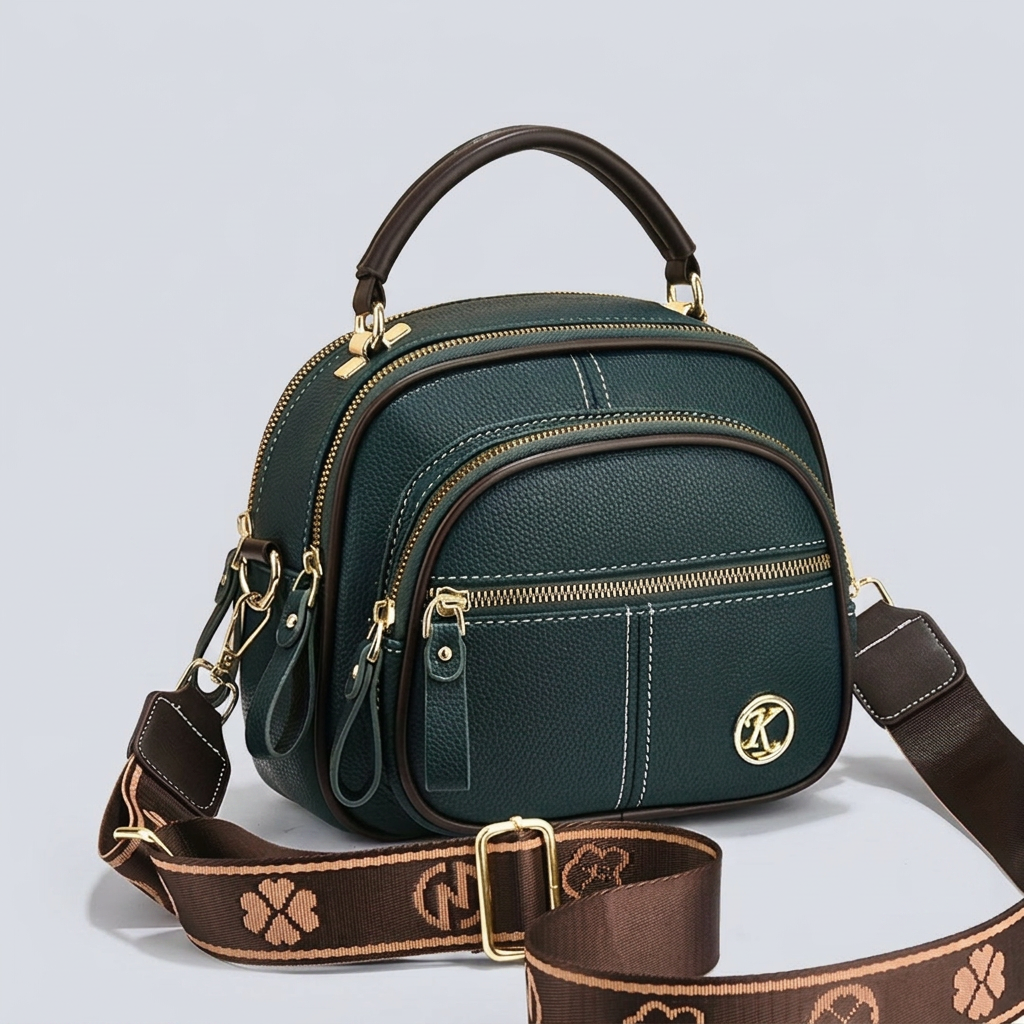 Kiana Crossbody Bag - PU Leather Compact Everyday Carry - Image 2