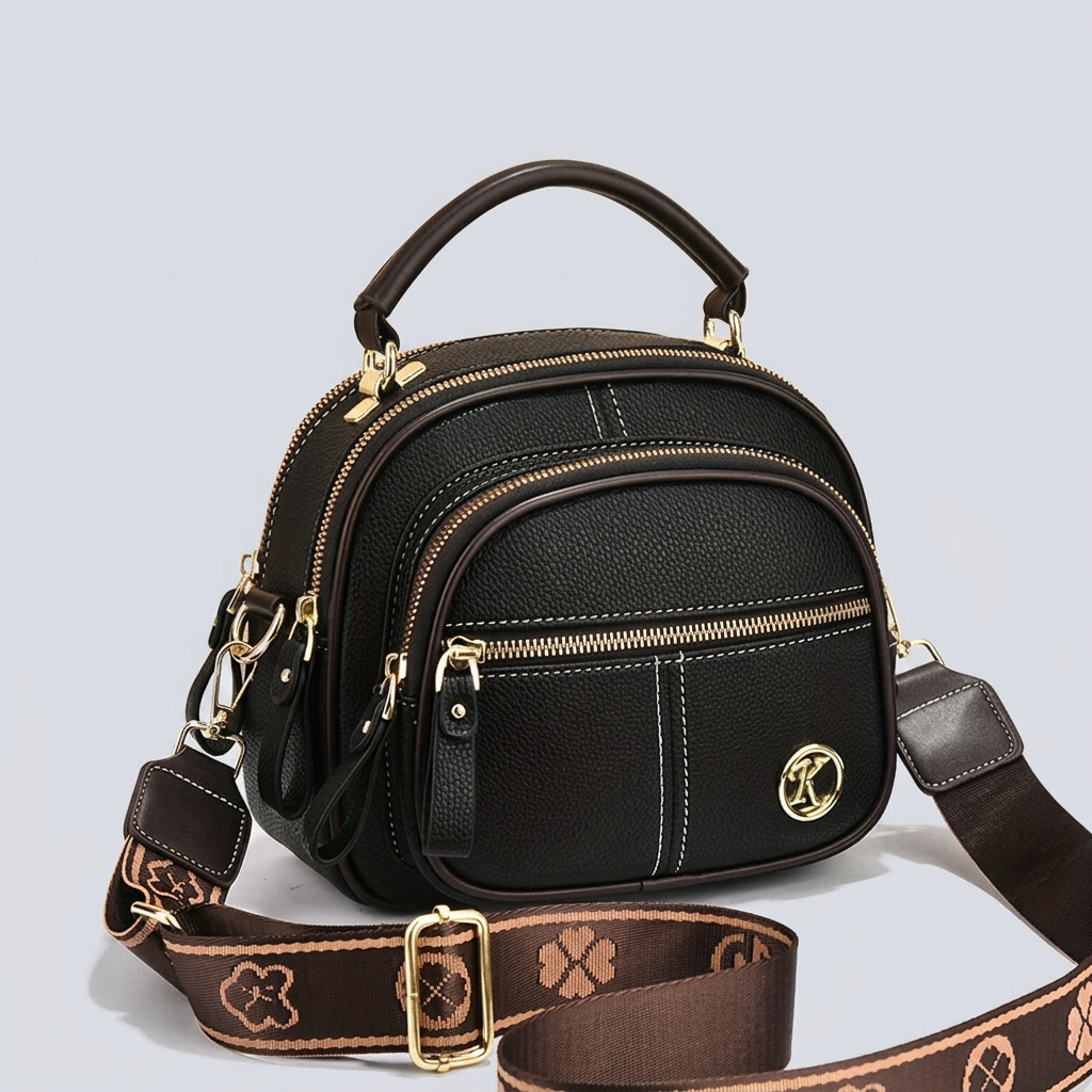 Kiana Crossbody Bag - PU Leather Compact Everyday Carry - Image 5