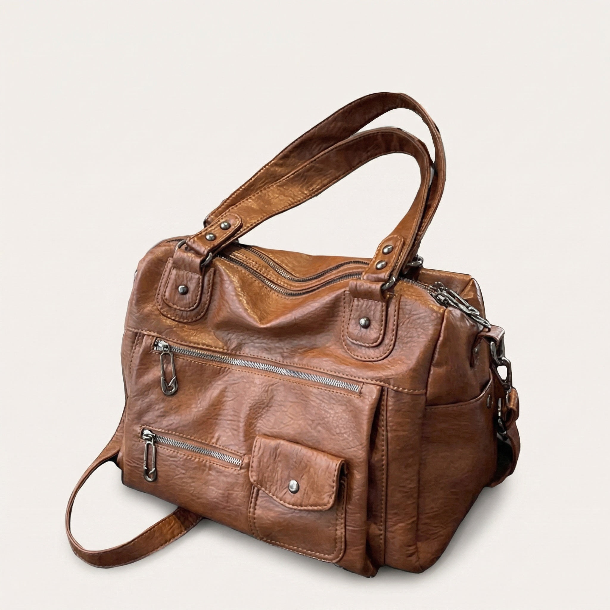 Jade Daily Tote Bag - Canvas Minimalist Shoulder Bag - Image 7