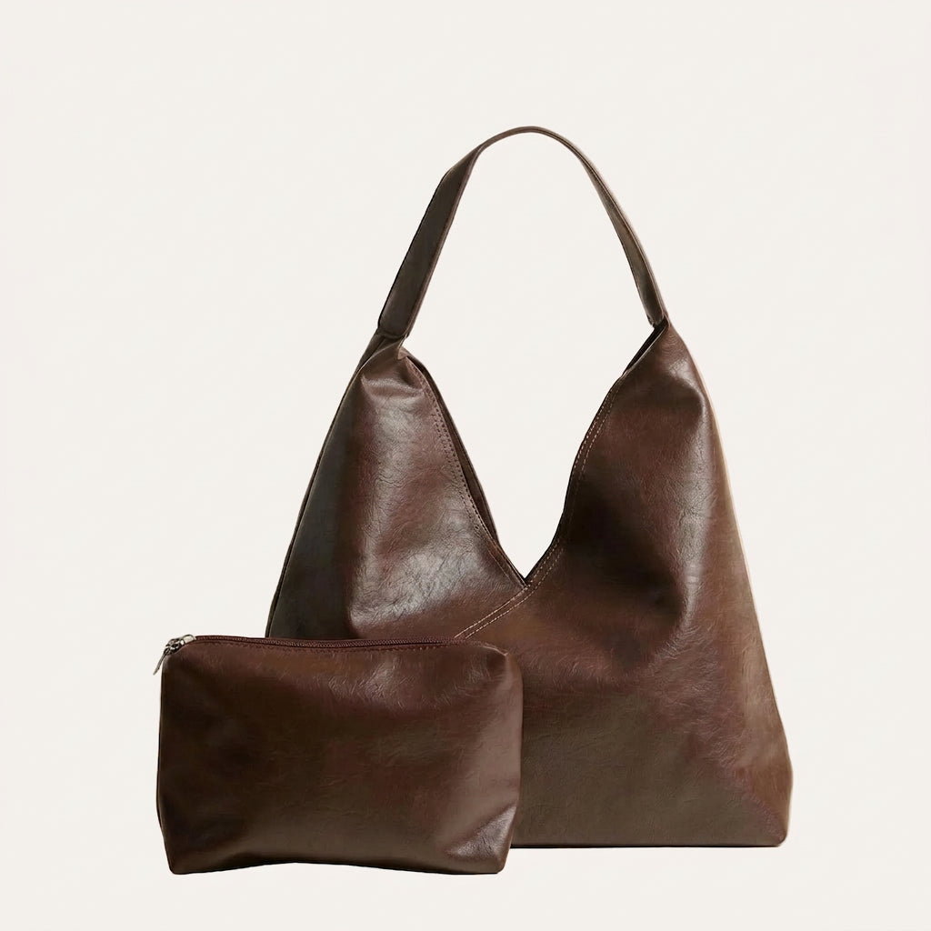 Jenna Shoulder Bag - PU Leather Spacious Carry for 13" Laptops - Image 6